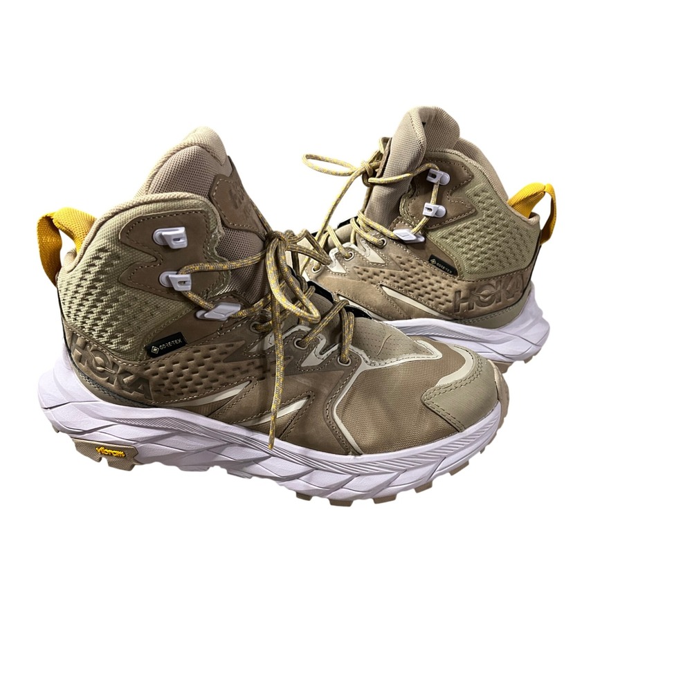 Hoka One One Anacapa Mid GTX Gore-Tex Hiking Boots Tan Sand Women's 7.5